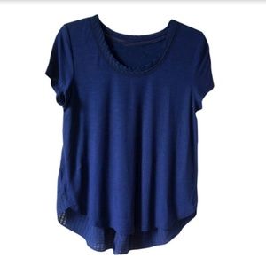 ANTHROPOLOGIE Navi Blue Blouse